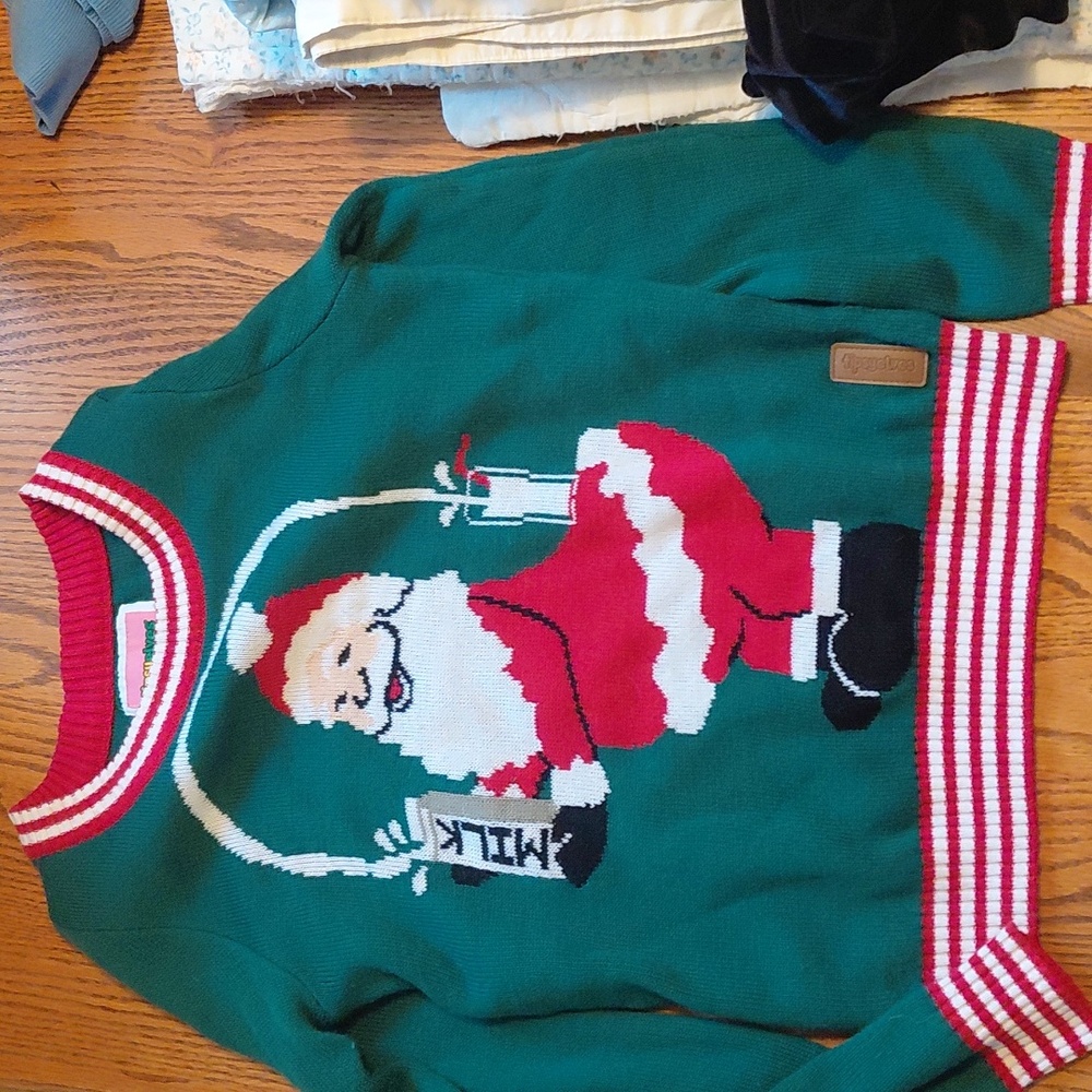 Tipsy Elves Big Booty Santa Ugly Christmas Sweater Funny Holiday Party Pullover